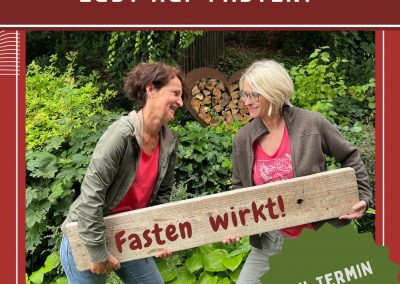 AUSGEBUCHT!!! Fastenwoche für deine Gesundheit. April-1. Termin 2026