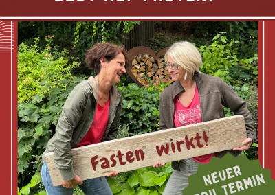 Fastenwoche für deine Gesundheit. April-2. Termin 2026